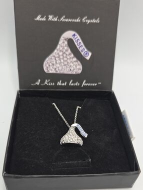Hershey Kiss Swarvoski Kiss Pendant Necklace